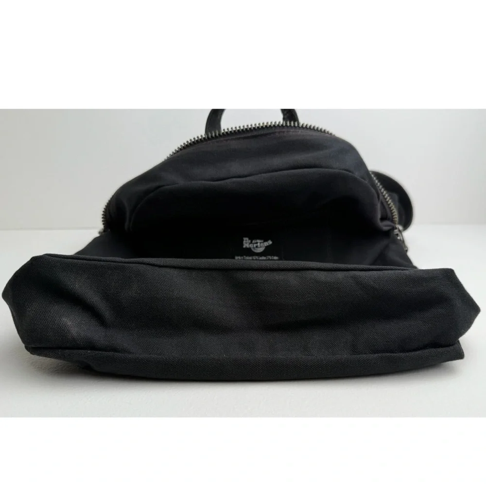Dr. Martens Harness Backpack Black Leather Slouch Bag